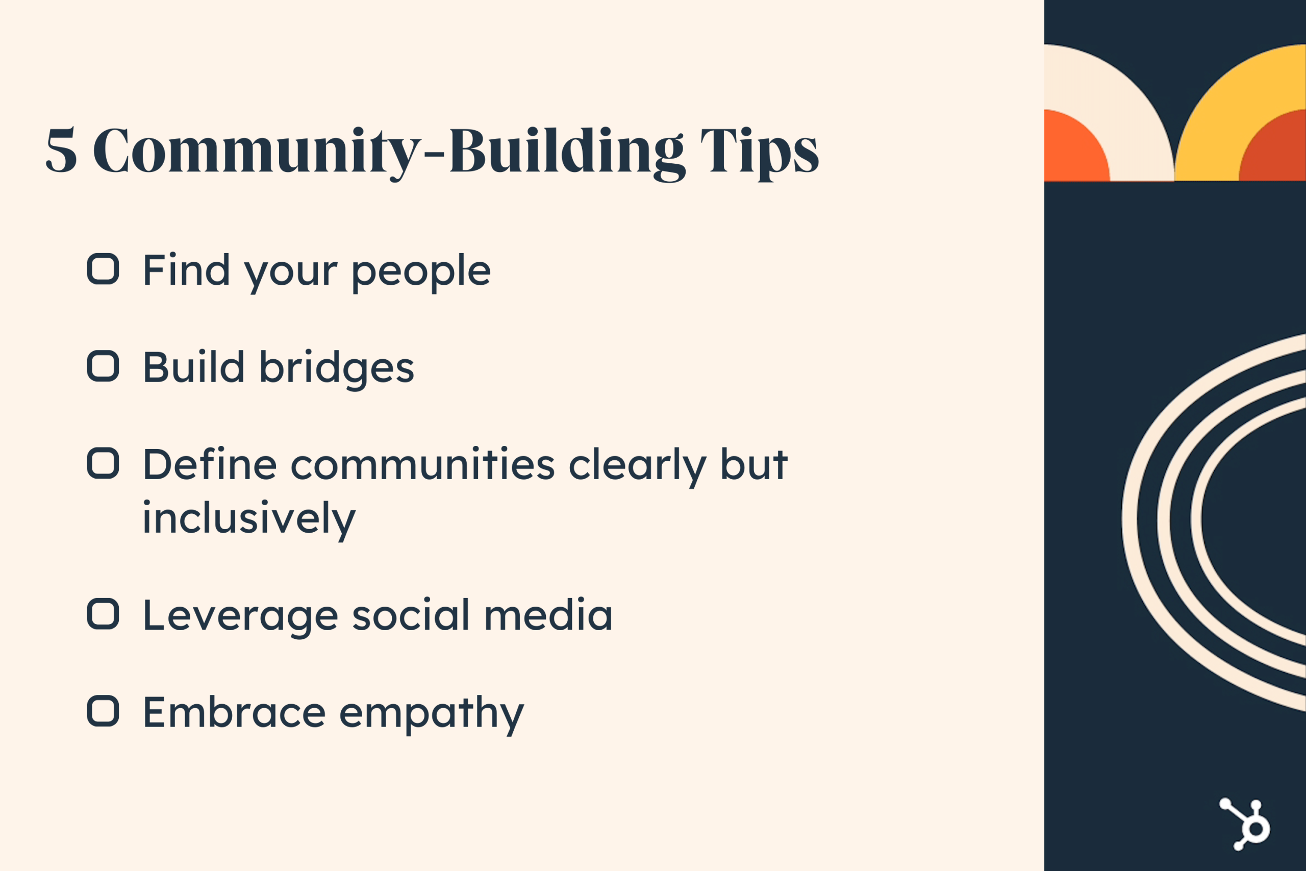 5 Community-Building Tips