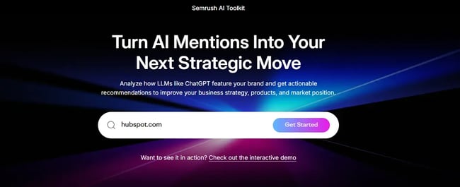 SEO tutorial - Semrush AI toolkit