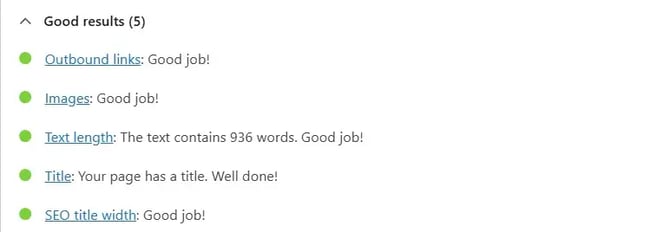 SEO tutorial - Yoast SEO checklist
