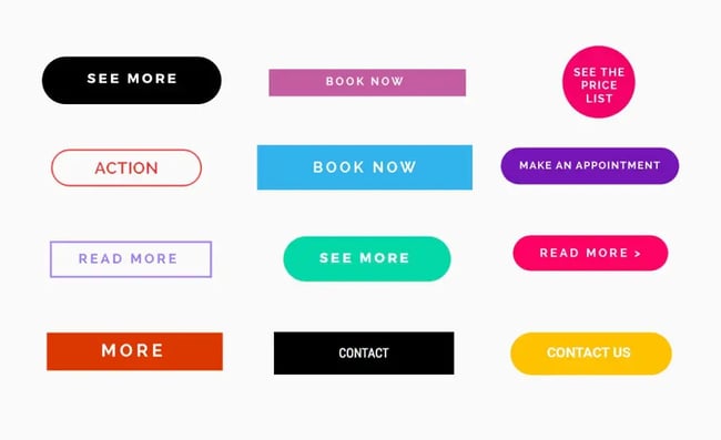 sample ctas including more, read more, see more