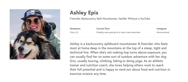 stio’s testimonial page, testimonial page examples