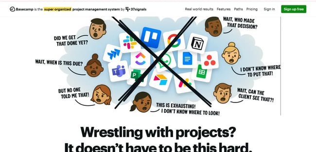 ai project management software, basecamp