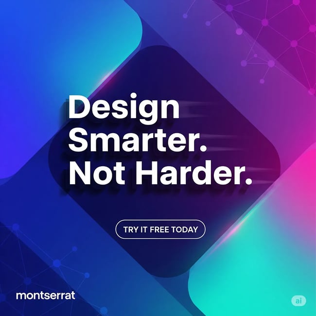 google gemini’s social media post design, ai generated instagram post