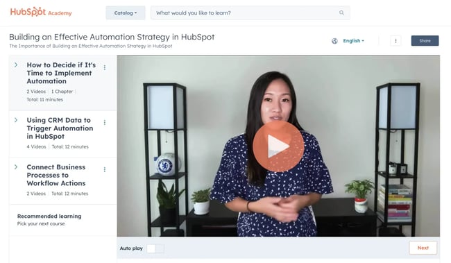 onboard non-technical marketers to automation tools, hubspot academy