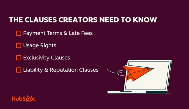 the clauses creators need to know
